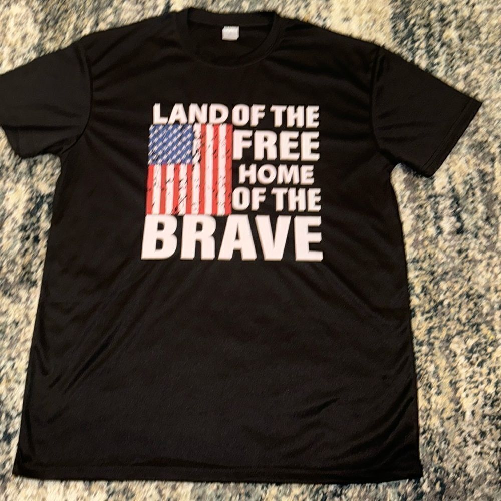 Patriotic Dri fit style t shirt